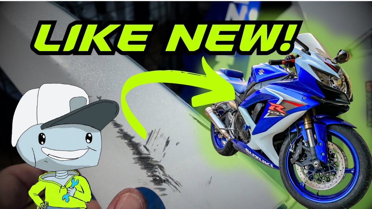 Restoring Fairings & Tank: Fixing Scratches & Damages! 🎨 (Ep. 5)