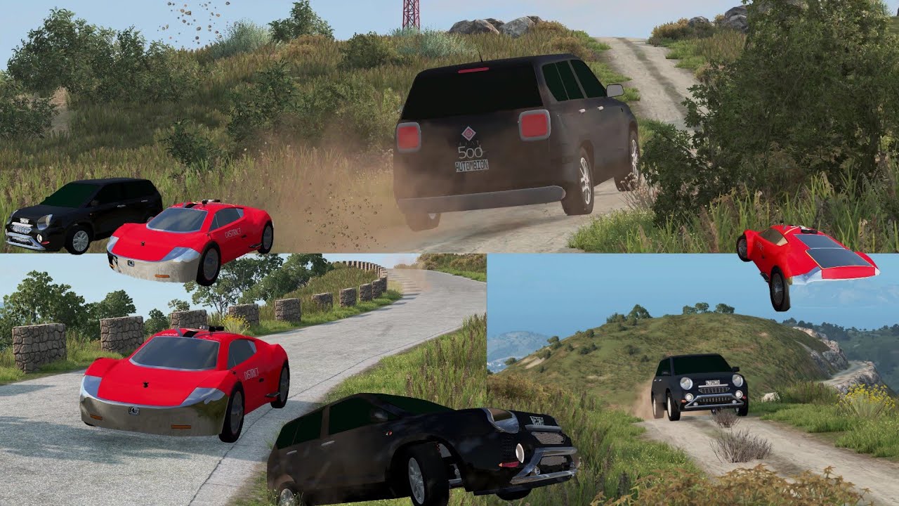 BicIvan DISTRICT and Fiat 500L Cross 2018 Italian Cilento golddriving-BeamNG.drive #173