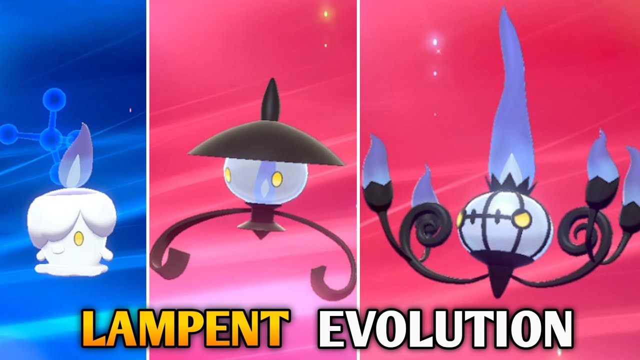 How To Evolve Litwick Into Lampent And Chandelure In Pokemon Sword & Shield | Galar Pokedex