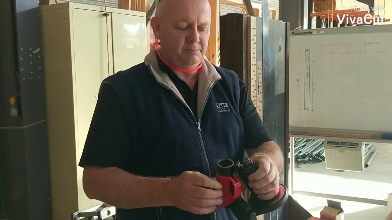 Use of explosive power tools - J10 Ramset #buildingeducation #carpentrytips #diy