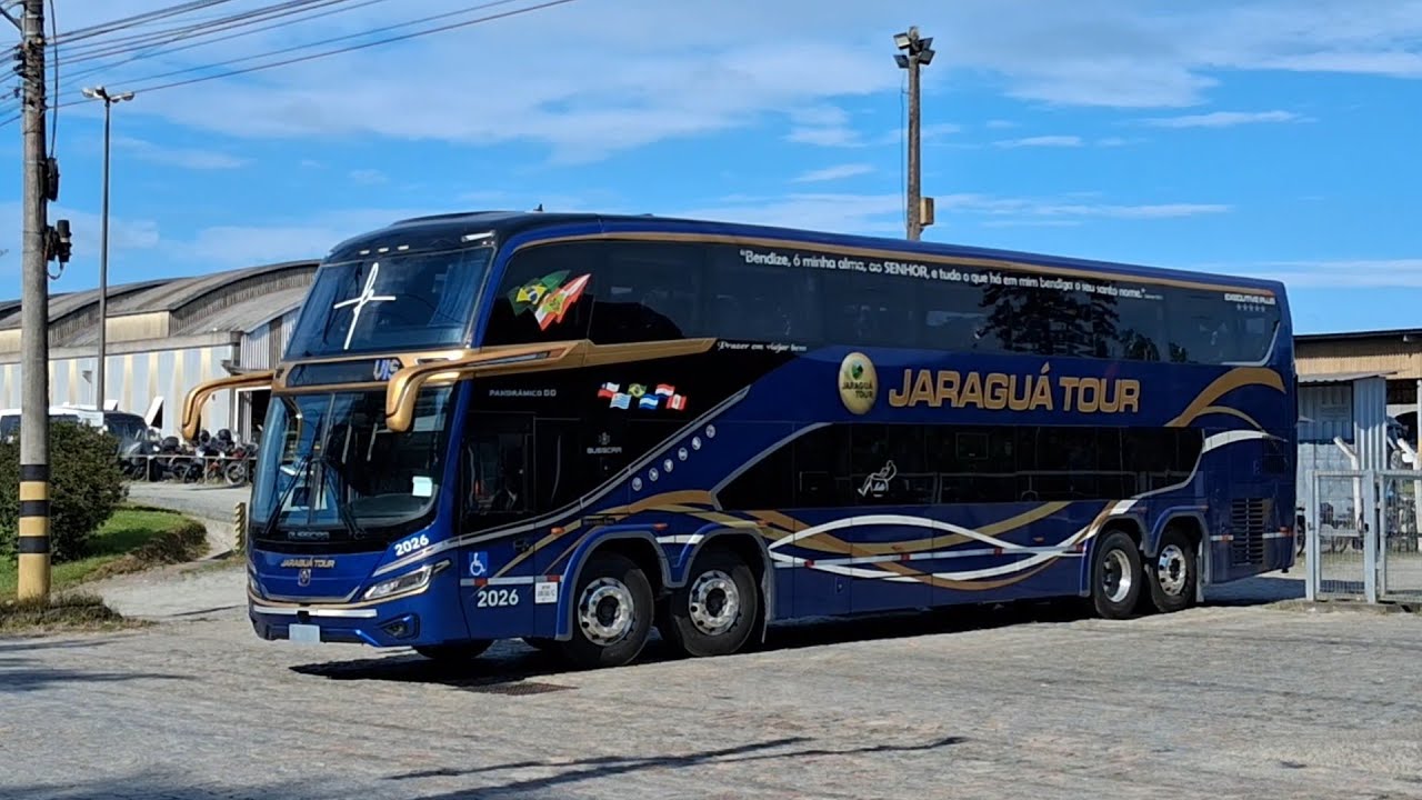Movimento De &Ocirc;nibus Na F&aacute;brica Da Busscar Com Panor&acirc;mico DD Pra Jaragu&aacute; Tour E Muitas Novidades 