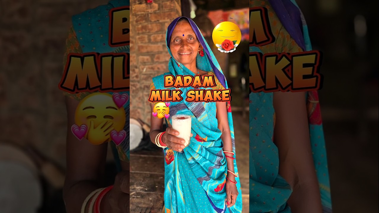 Simple Almond Milkshake 😍 #shorts #minivlog #almondshake