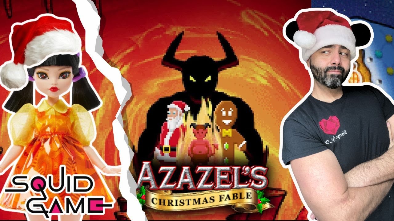 Young-Hee is BACK This Christmas | Monster High + Squid Game Doll + Azazel's Christmas Fable Game