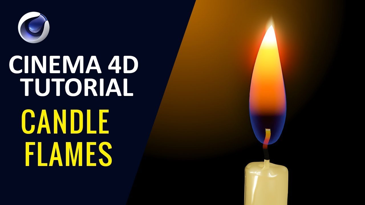 Candle Flames - Cinema 4D Tutorial