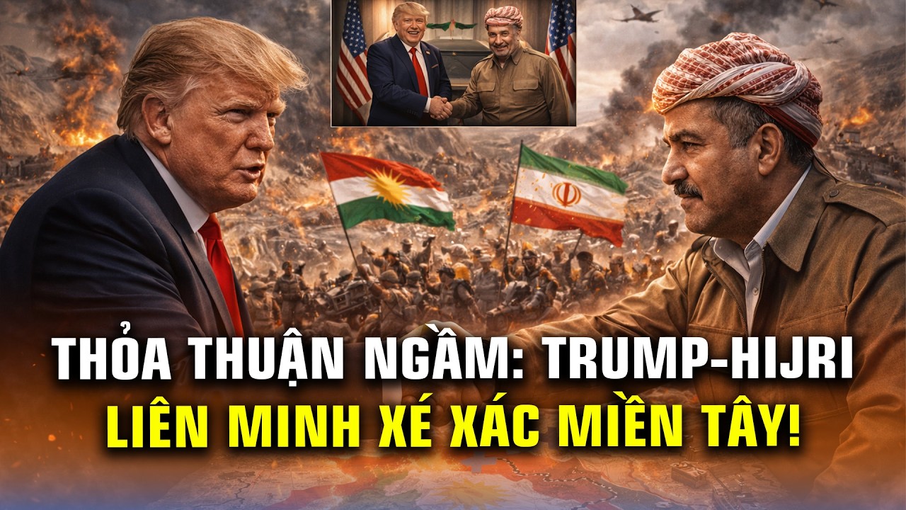 TIN THẾ GIỚI: THOẢ THUẬN NGẦM TRUMP - HIJRI VÀ KẾ HOẠCH GIẢI PHÓNG MIỀN TÂY IRAN!