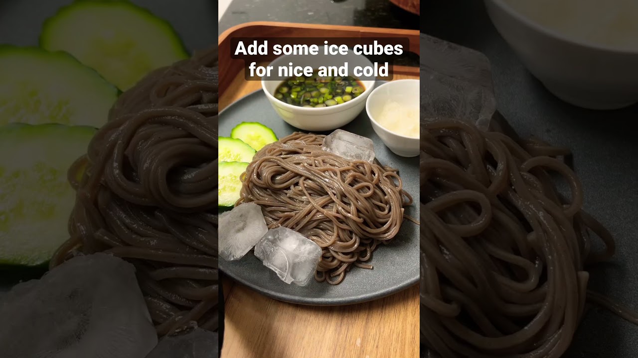 Quick and simple lunch, Cold Soba 