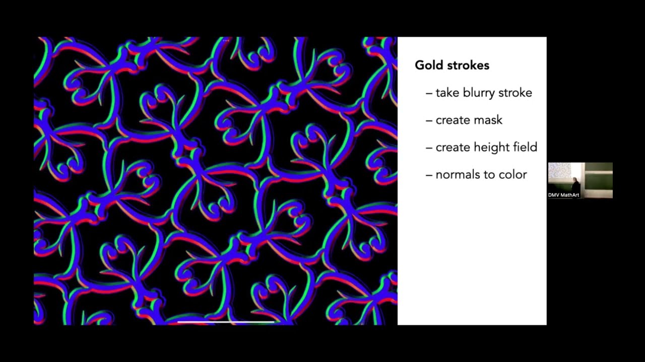The challenge of real time symmetry drawing (Jürgen Richter-Gebert, DMV Mathart 2022)