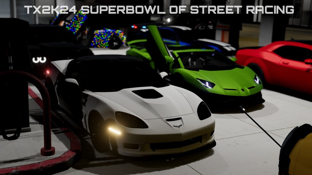BeamNG Online: OFFICAL TX2K24 THE MOVIE PT.2| TEXAS HIGHWAY ROLL RACING! ZR1s BATTLE FOR STREET KING