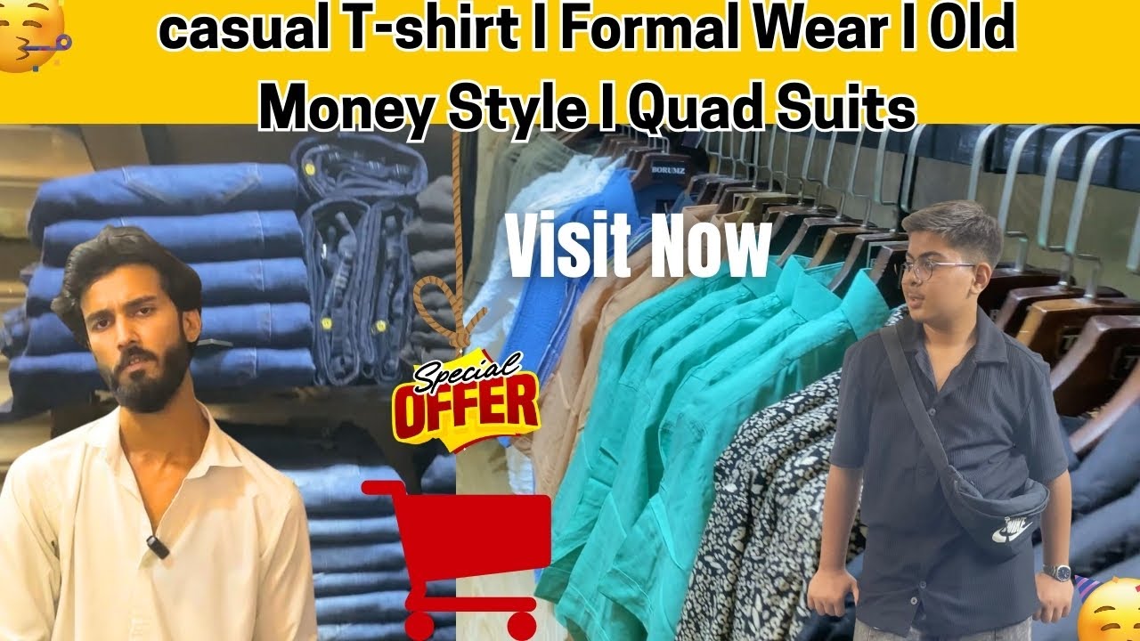 Export Quality Garments Wholesale in Karachi | Branded Shirts & T-Shirts I Borumz