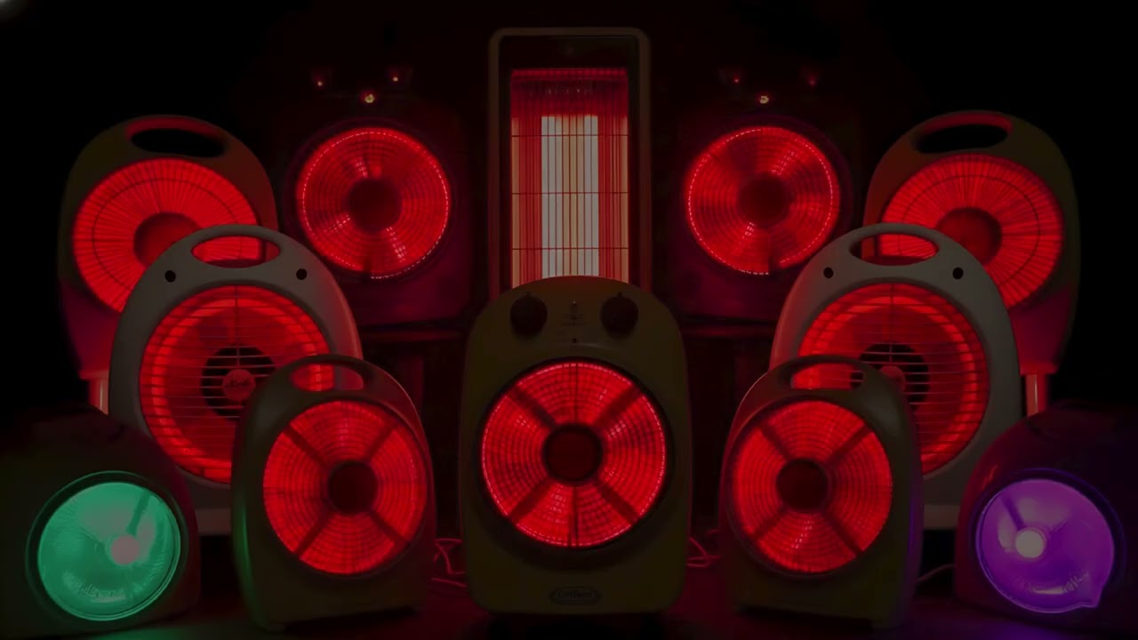 12 INTENSE Fan Heater Sounds and Extra Deep Box Fan Noise for Instant Sleep | 528 Hz Sleep Therapy
