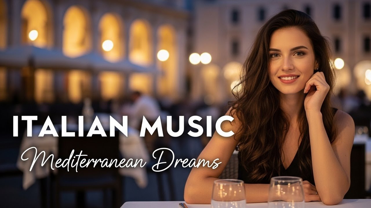 🎶 Italian Vibes & Mediterranean Music 🎶 Scenic Amalfi Coast & Lake Como Calm Continuous Listening