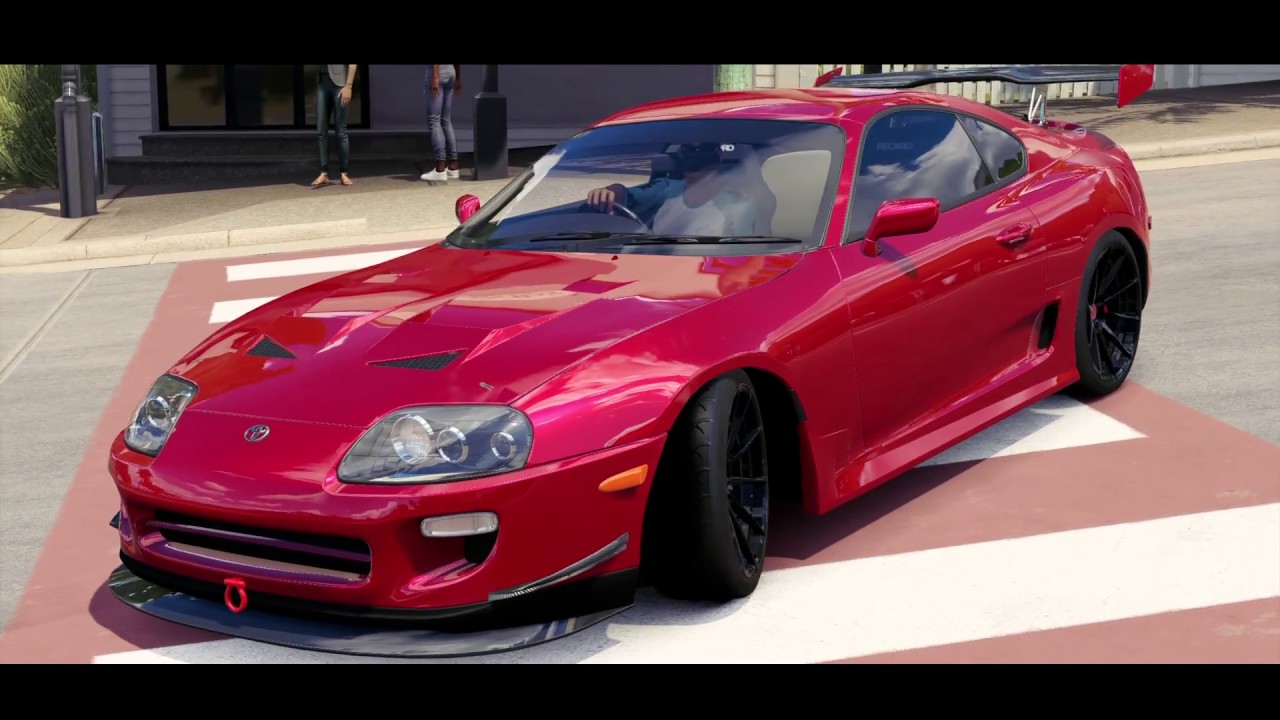 FH3 | Toyota Supra RZ - Stock Engine, Racing 3.4L BiTurbo, Swap V8 SuperCharger - 0&100km Top Speed