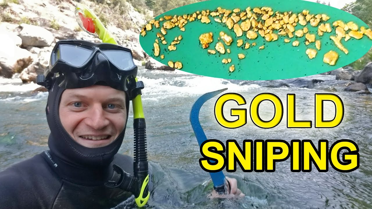 LOTS of Gold! First Time Gold Sniping.  (Underwater Prospecting)