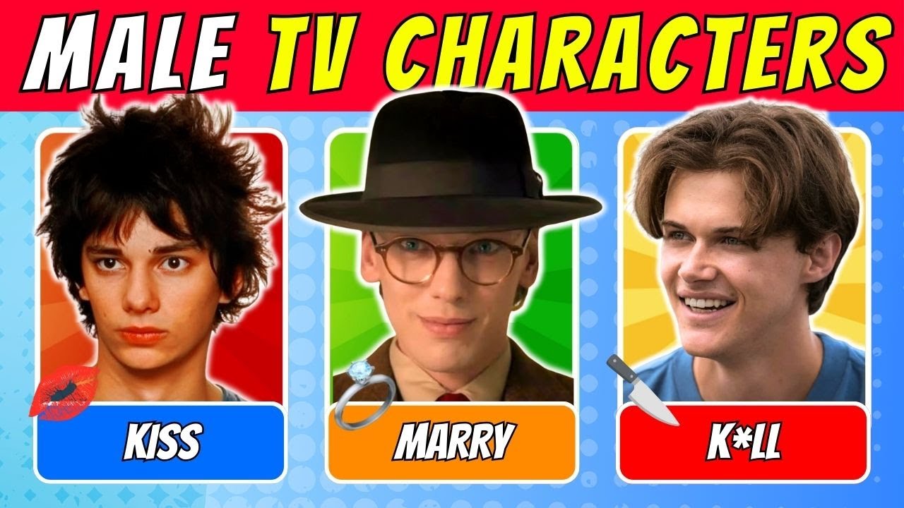 KISS, MARRY, K*LL 💋 - MALE TV CHARACTERS EDITION #2 | 2026 | QUIZ WAVEZ