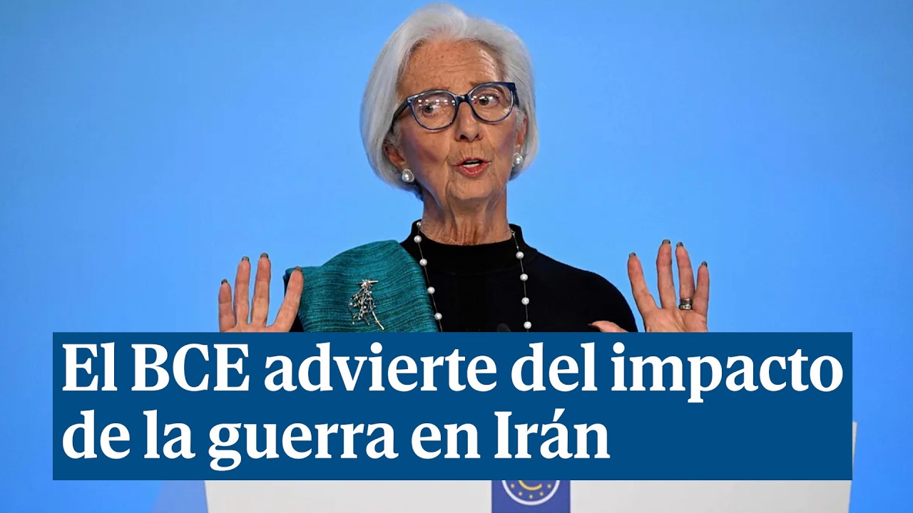 El BCE advierte del impacto de la guerra en Irán en la inflación: 