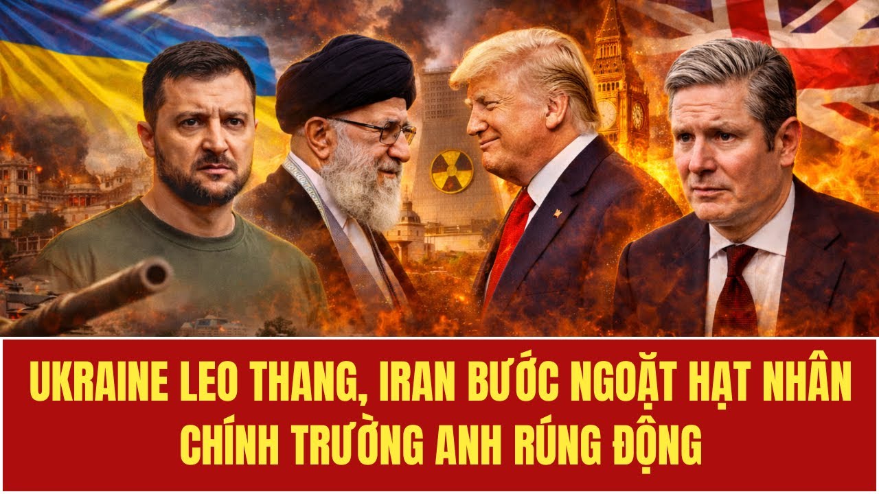 TIN NÓNG QUỐC TẾ 10/02/2026/UKRAINE LEO THANG, IRAN BƯỚC NGOẶT HẠT NHÂN CHÍNH TRƯỜNG ANH RÚNG ĐỘNG