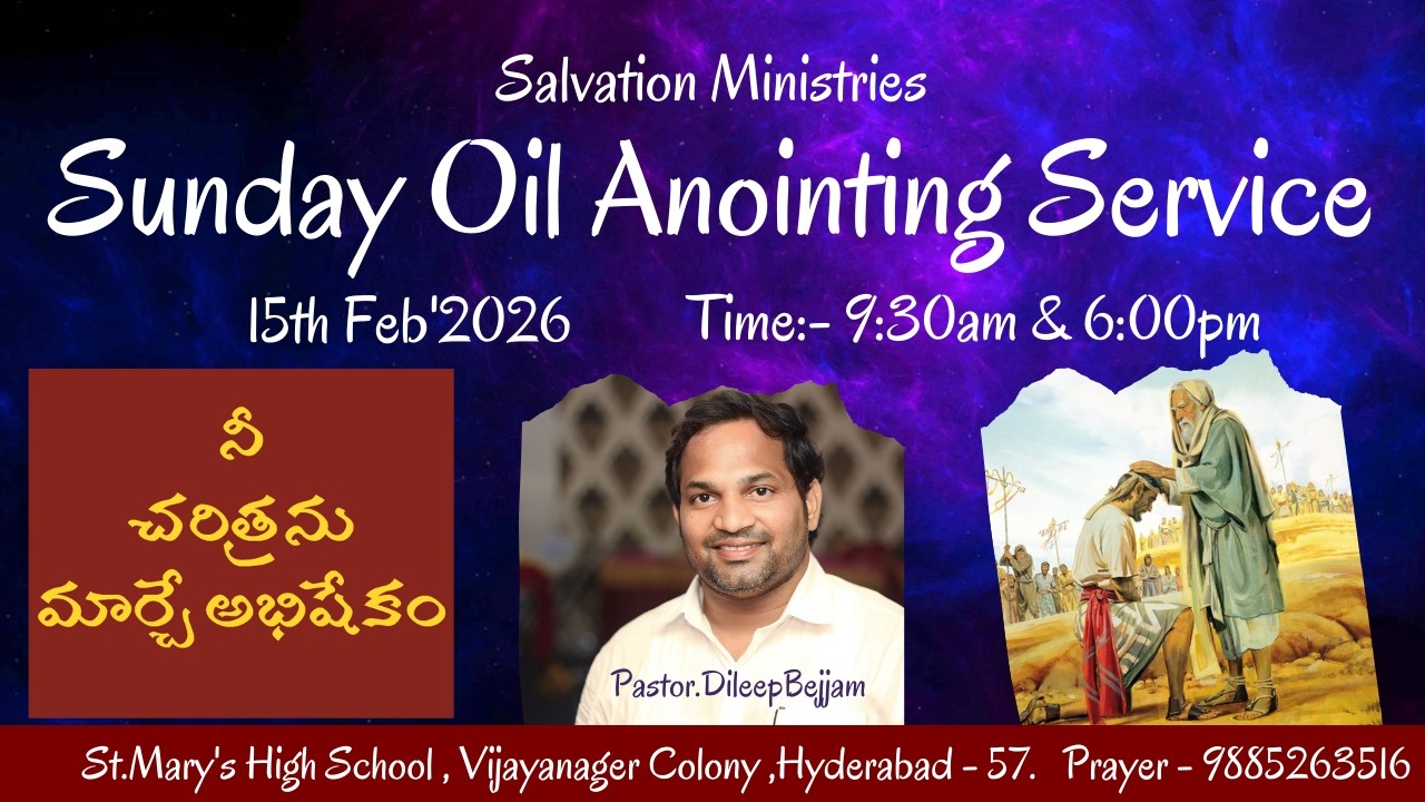SUNDAY EVENING LIVE SERVICE|15-02-2026|