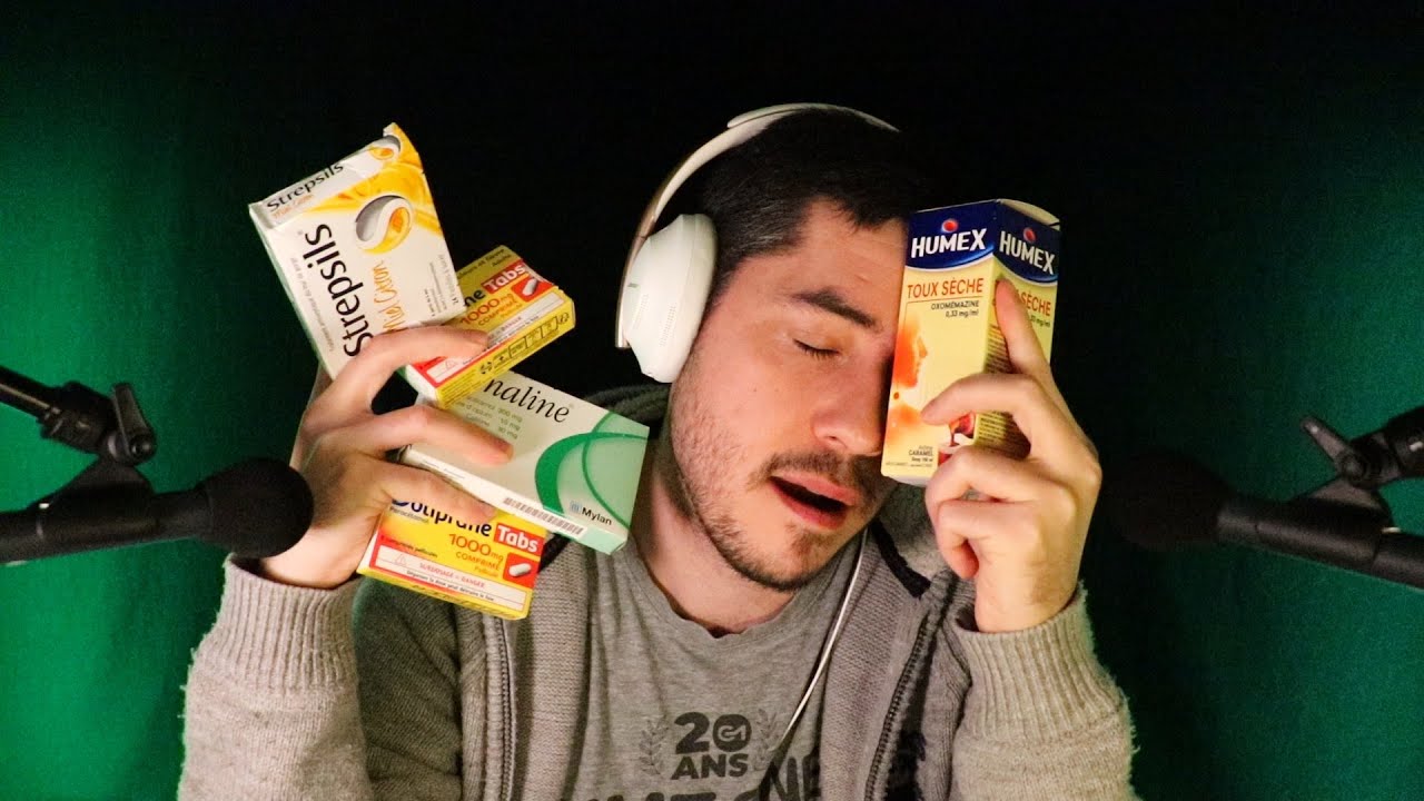 ASMR malade depuis 5 jours - TRIGGERS MEDICAMENTS