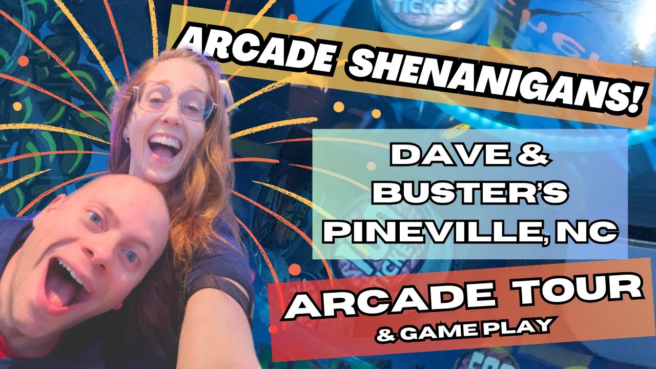 Dave & Buster's Pineville, NC Arcade Tour #arcade #clawmachine