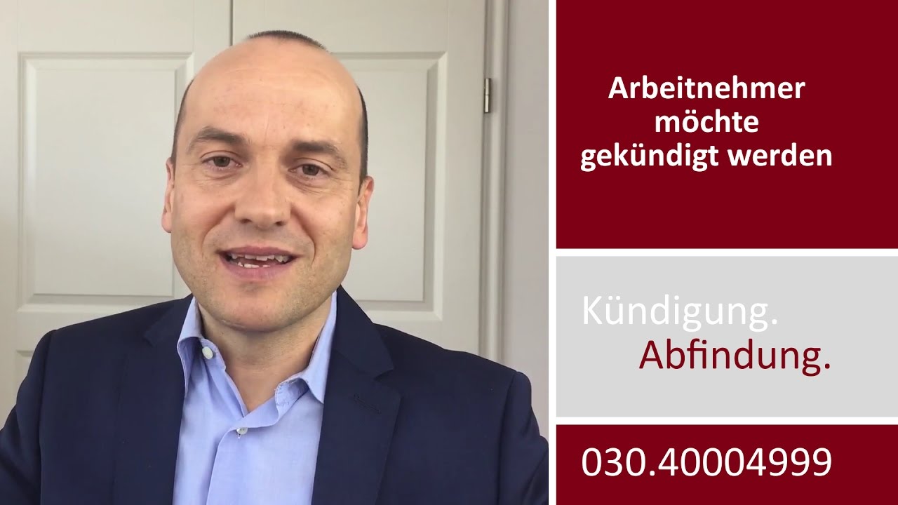 Mandantenvideo: Arbeitnehmer m&ouml;chte gek&uuml;ndigt werden - Arbeitgeber weigert sich