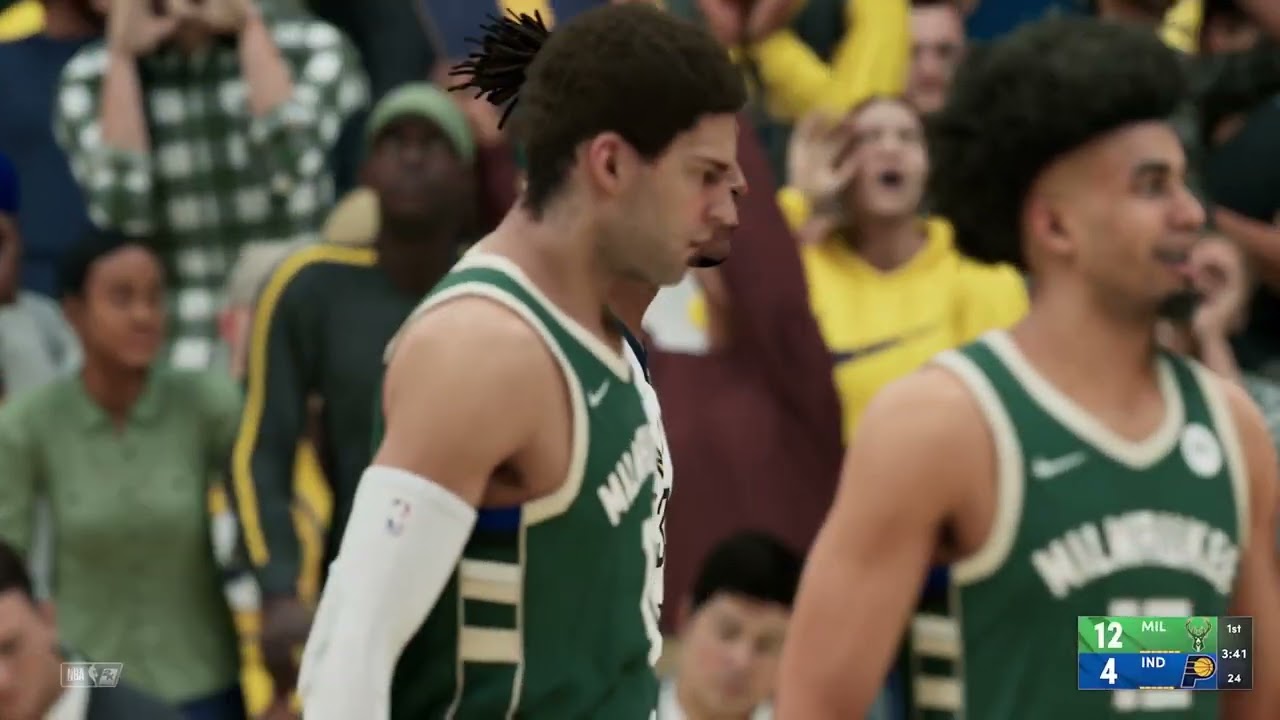 NBA 2K22 Gameplay: Milwaukee Bucks vs Indiana Pacers - (Xbox Series X) [4K60FPS]