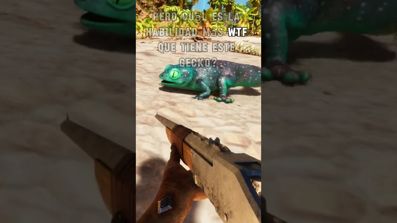 HABILIDADES M&Aacute;S WTF que tienen los dinos de ARK MAGNA GECKO #lavelociblue #arkascended