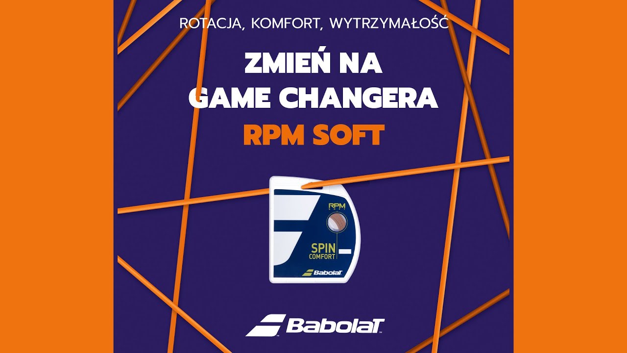 Nowy naciąg Babolat RPM SOFT: rotacja i komfort