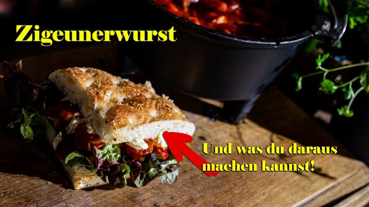 Zigeunerwurst aus dem Dutch Oven - Die Soße schmeckt wie aus dem Glas ist aber selbstgemacht!