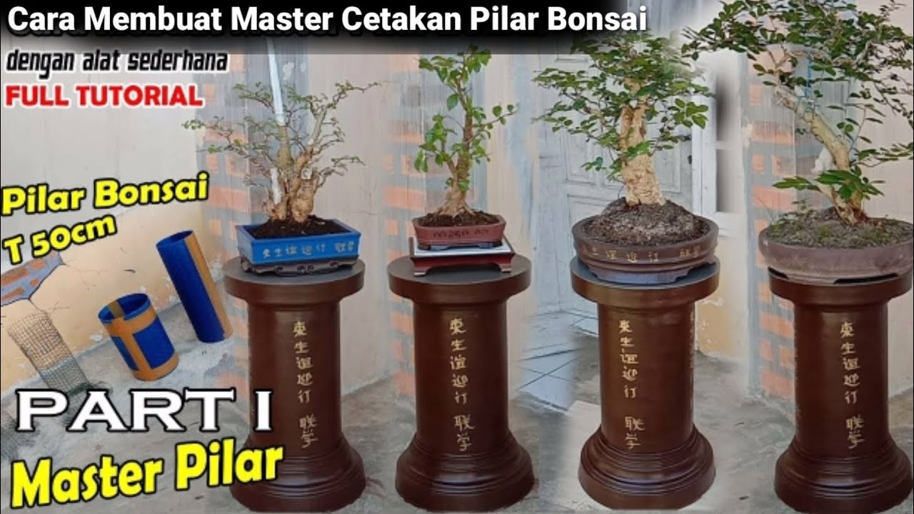 Как сделать столб BONSAI простыми инструментами высотой 50 см
