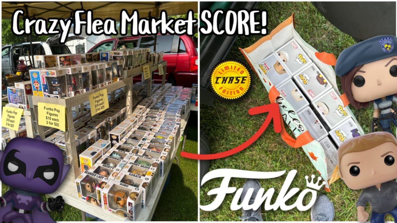 *HUGE* Funko Pop SCORE at The Flea Market! | $100 Pops FOUND CHEAP!