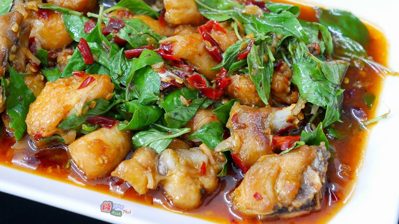 อีกหนึ่งวิธีการทำ ไก่ผัดพริกแห้งใบโหระพา หอมเข้มข้นเข้าซอส โดนใจยกบ้านกันไปเลยจ้า