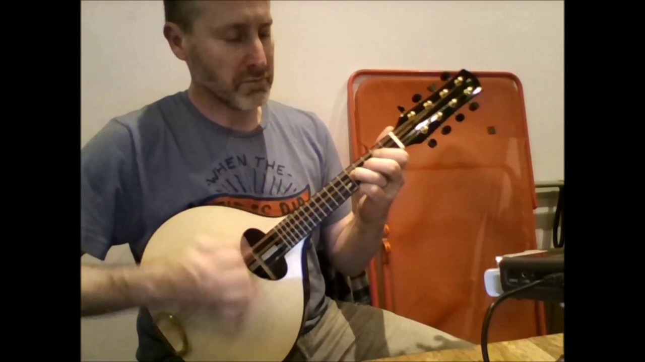 Taran Springwell and Gibson A3 White-face Mandolins