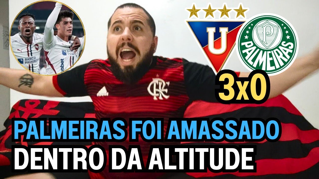 REACT MELHORES MOMENTOS LDU 3X0 PALMEIRAS - ALTITUDE FEZ O PALMEIRAS DE V&Iacute;TIMA E VERD&Atilde;O SE COMPLICA