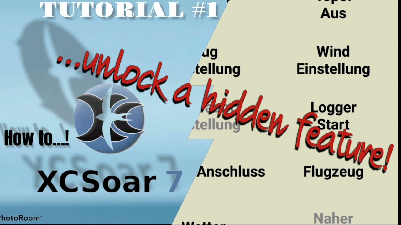 HOW TO XCSOAR Tutorial #1 Unlock QuickMenu - NOW WITH ENGL. SUBTITLES
