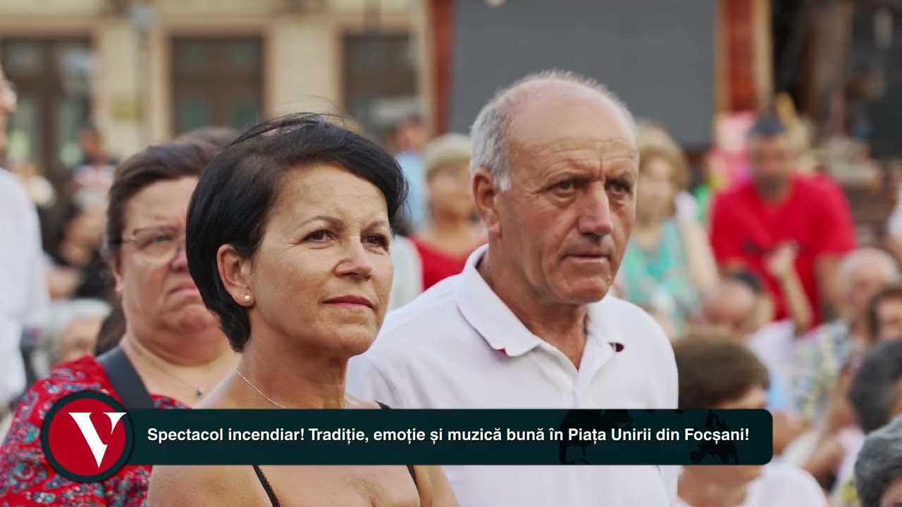 Spectacol incendiar! Tradiție, emoție și muzică bună &icirc;n Piața Unirii din Focșani!