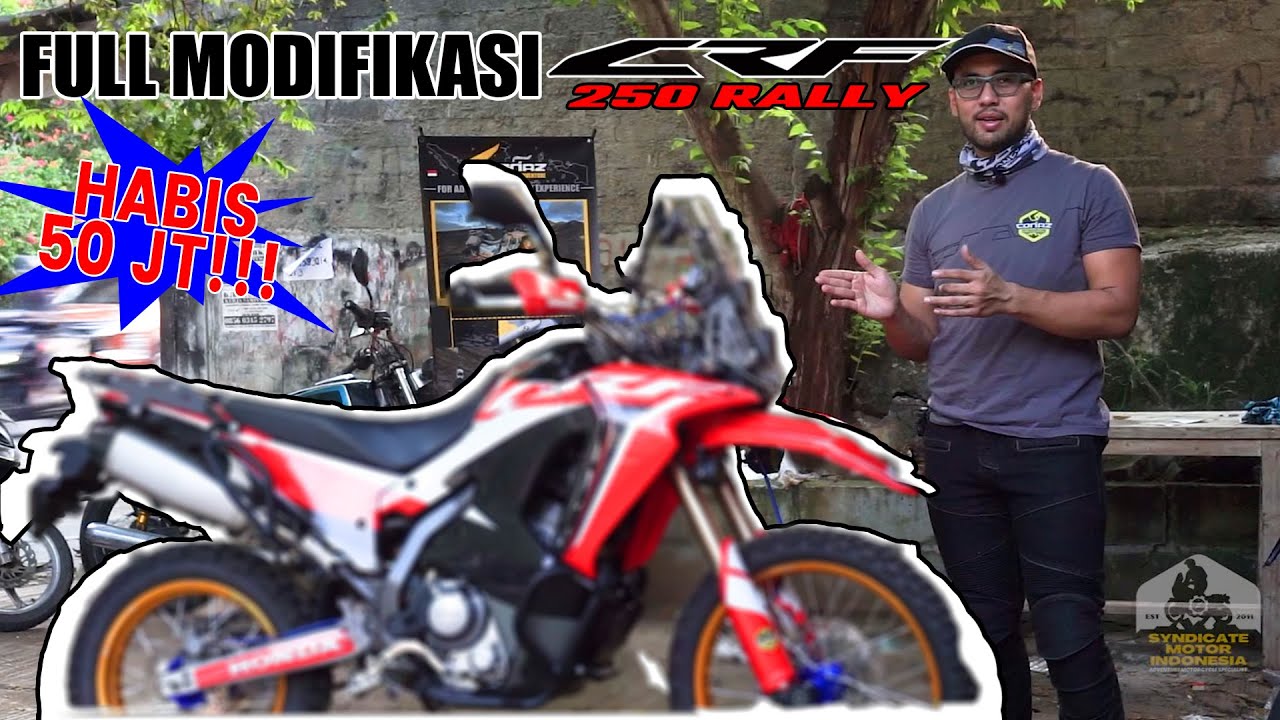 FULL MODIFIKASI CRF 250 RALLY SULTAN TANGSEL | ADVENTURE KIT CRF 250 RALLY