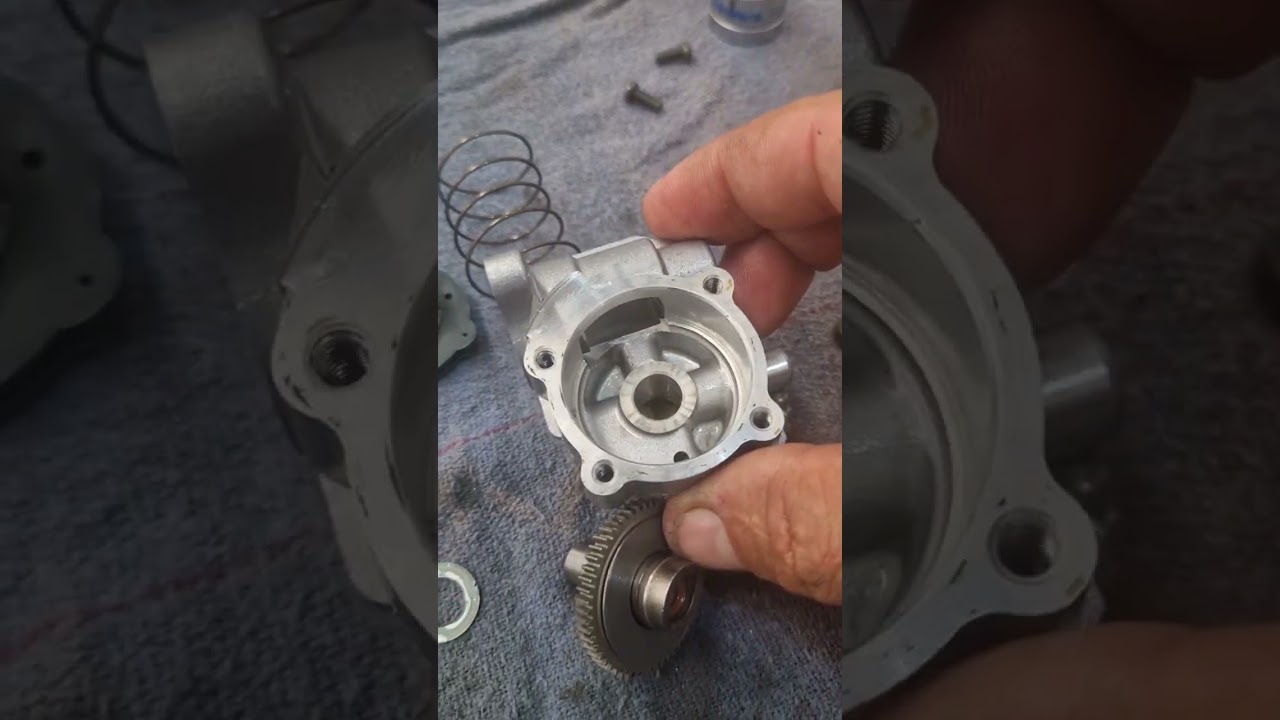 Desmontando bomba autolub da DT200r