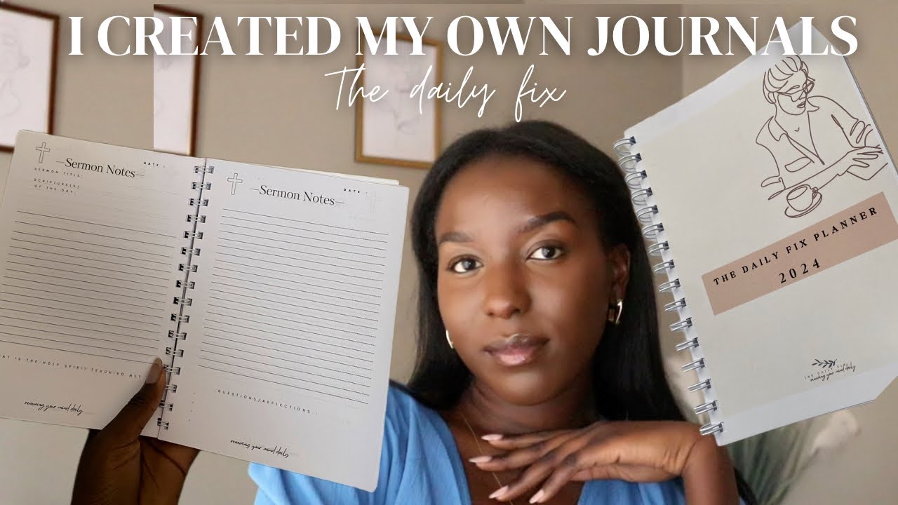 I STARTED A BUSINESS! | The Daily Fix | Creating my own JOURNAL + PLANNER  | Precious K