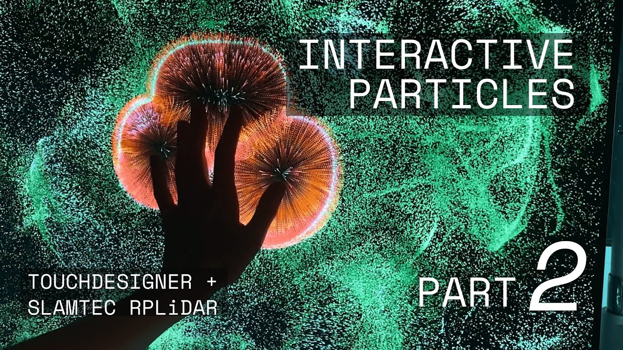 Interactive Particles with Slamtec LiDAR | TouchDesigner Tutorial (Part II)