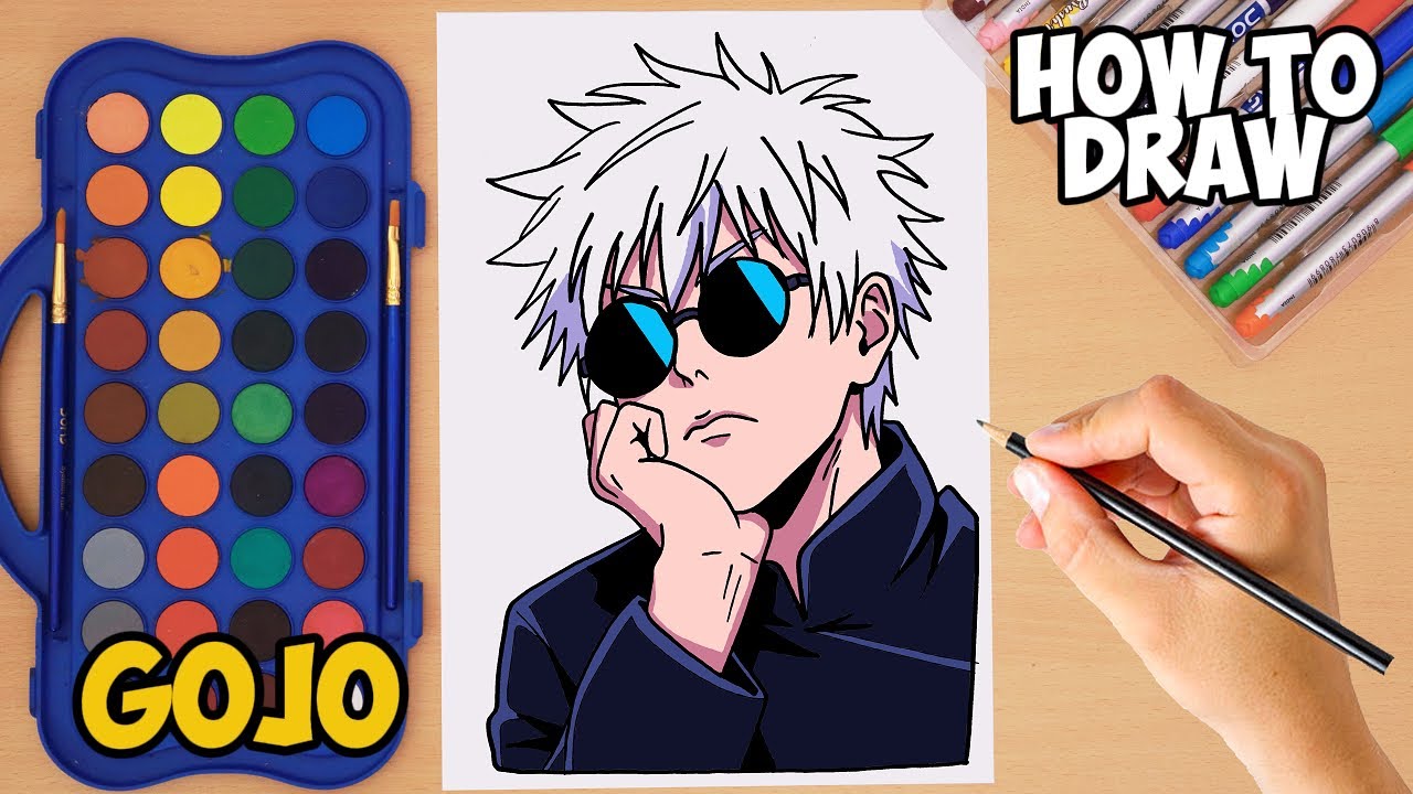 How to Draw Satoru Gojo | Jujutsu Kaisen