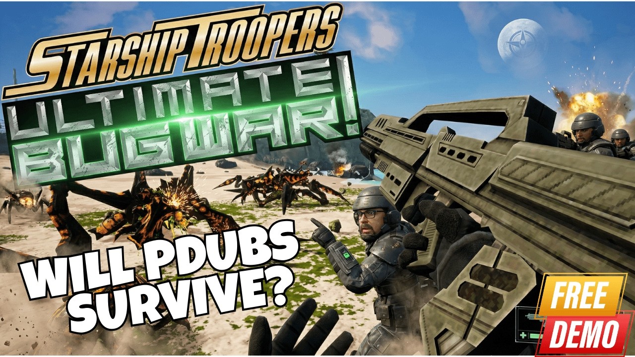 Starship Troopers Ultimate Bug War 2D FPS From Dotemu! Steam Demo Gameplay!