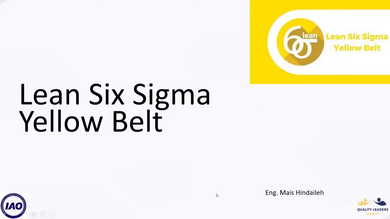 Lean Six Sigma Yellow Belt