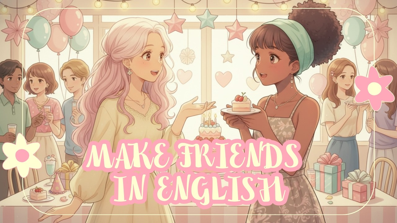 How to start a conversation in English and make friends 🌸💛 For Beginners A1-A2