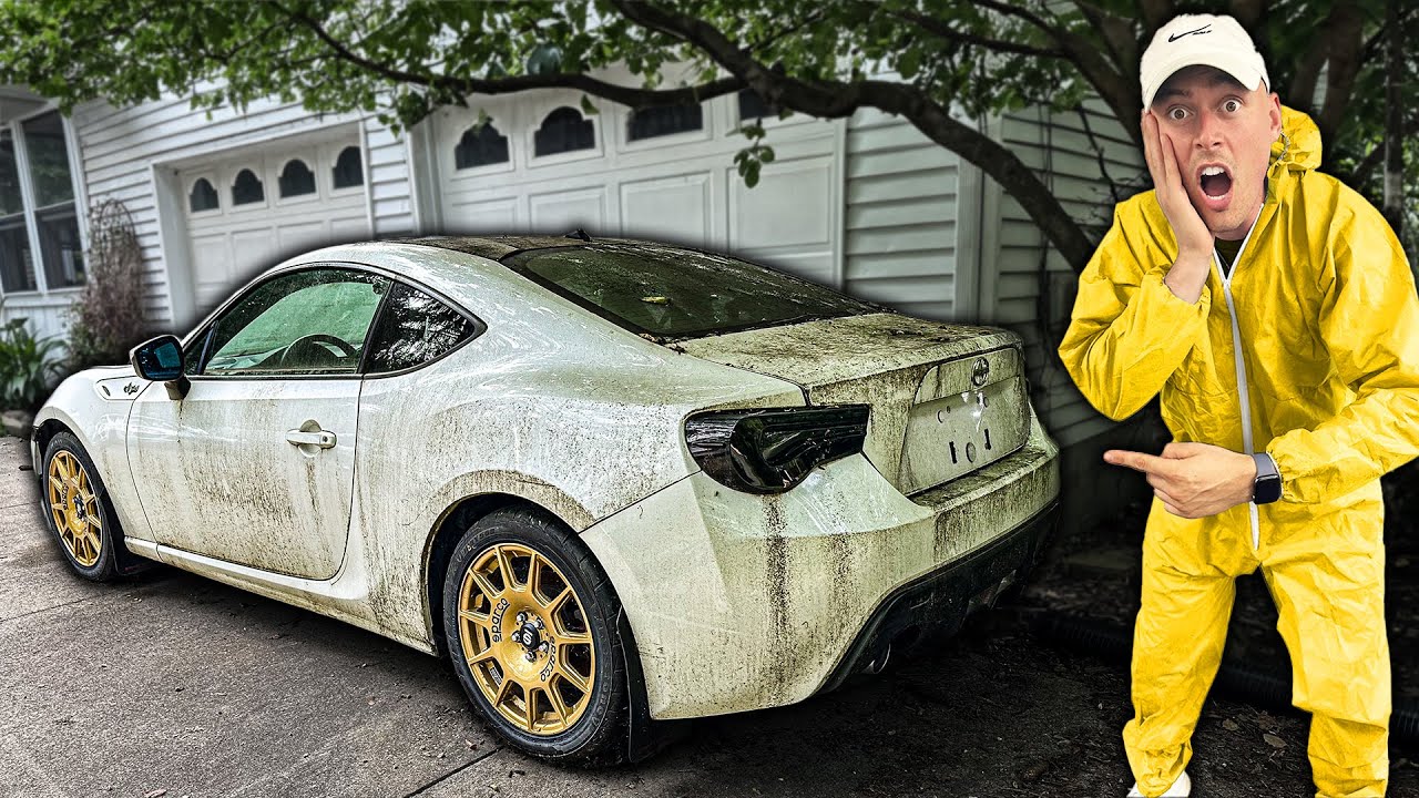 Первая мойка и поездка за последние годы: ЗАБРОШЕННЫЙ Scion FRS! | Реставрация автомобиля!