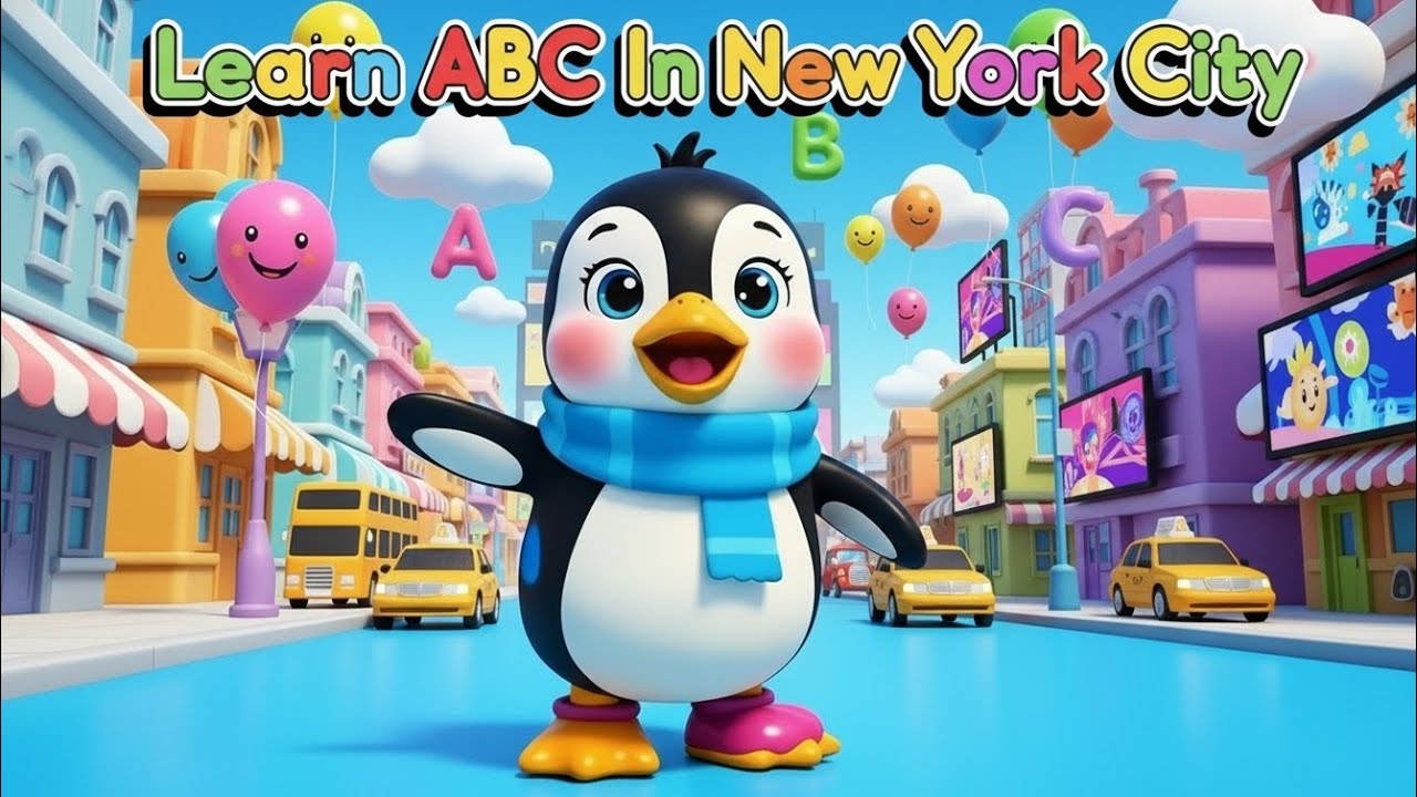 Learn ABC in Happy City! 