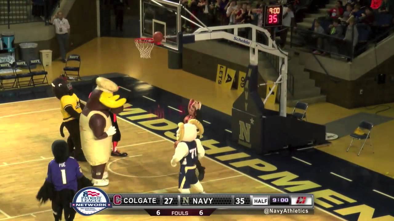Navy Basketball Mascot Mayhem
