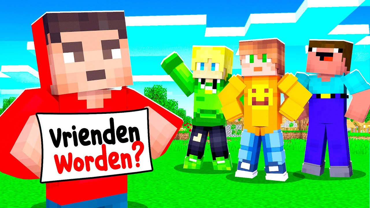 Hoe Ik Mijn Vrienden Heb Ontmoet In Minecraft!