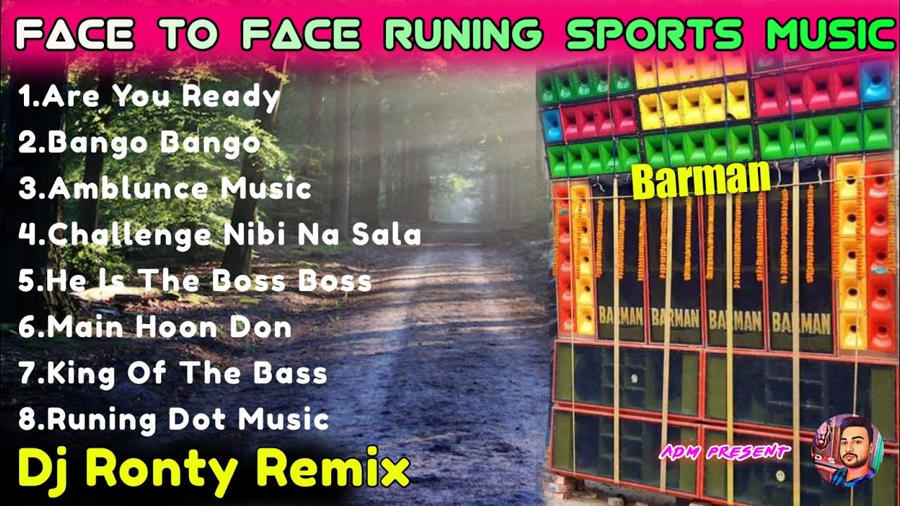 Face to Face Running Competition Dj Ronty Remix | Running Sports Music Nonstop 