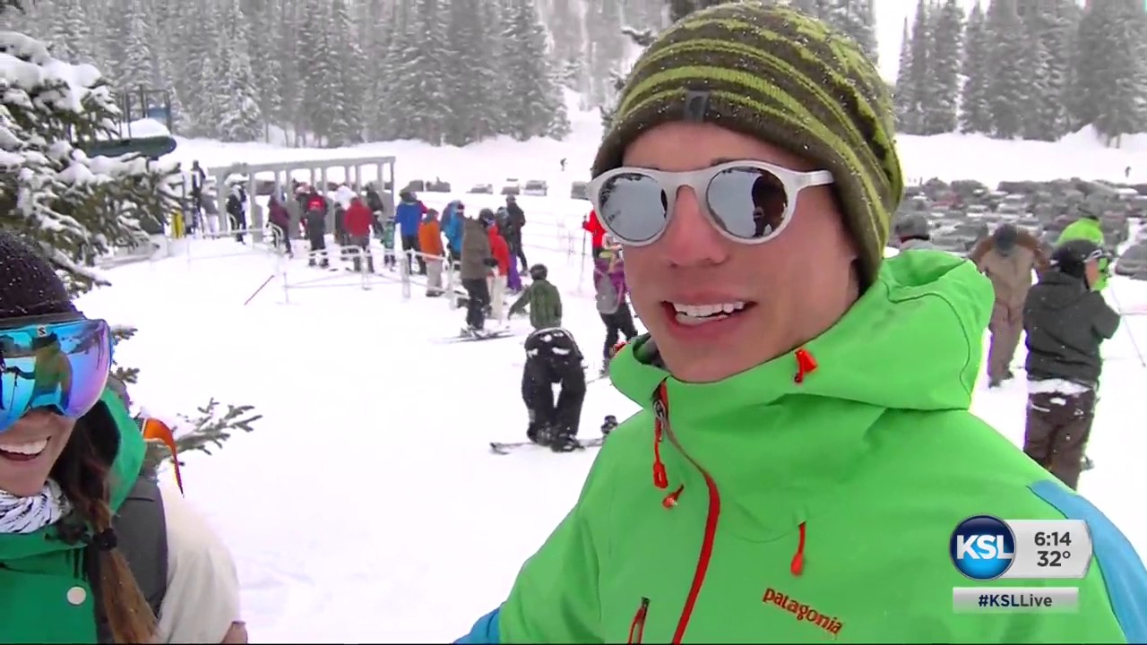 Skiers and snowboarders at Brighton Ski Resort elated over the snow