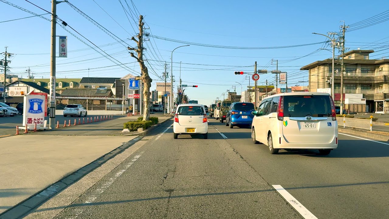 Calm Afternoon Drive | National Route 248 | Okazaki City Road